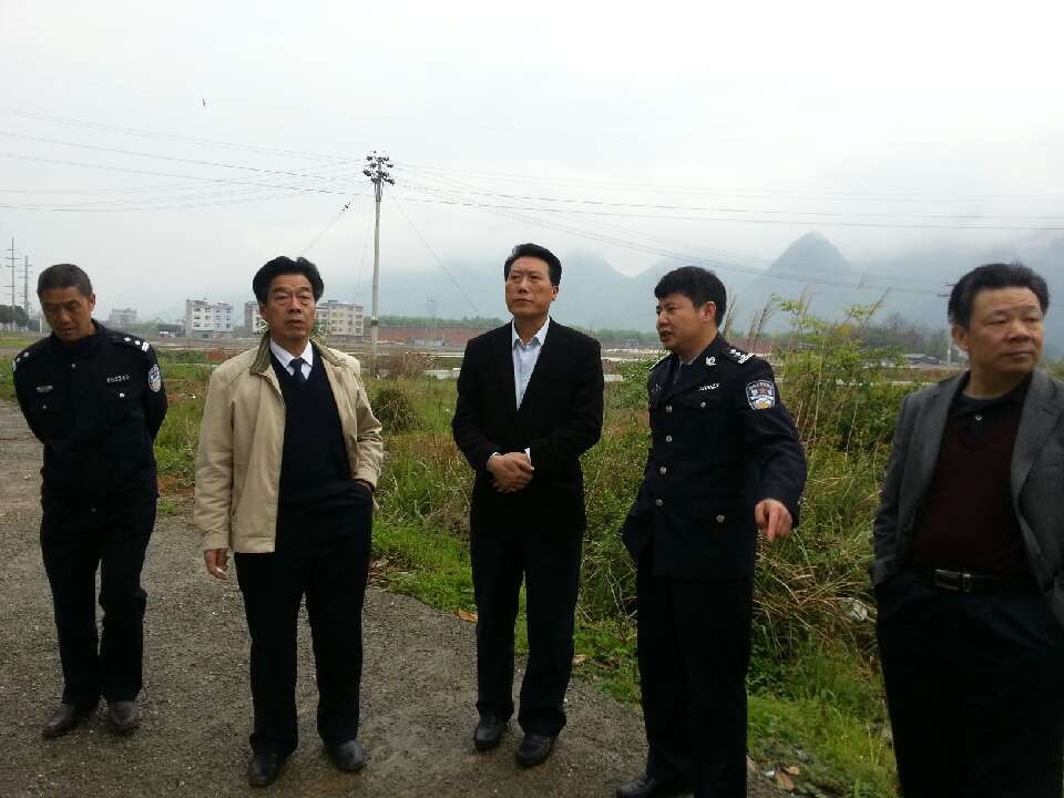 湖南省公安厅警务保障部副主任娄桂民一行来城步调研基层基础设施建设工作(图1)