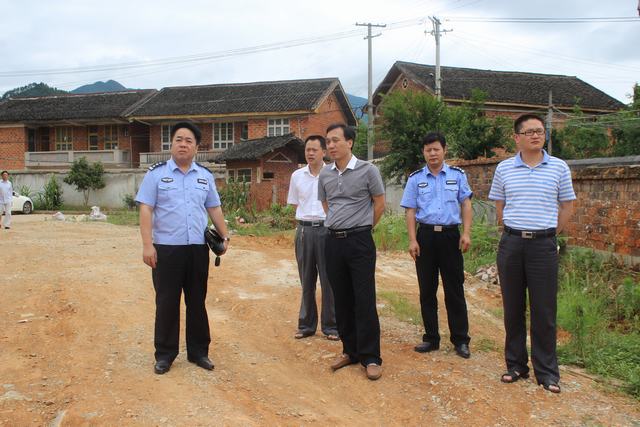 县委副书记、县长杨博理一行莅临城步公安局就政法综治基础工作暨项目建设现场办公(图3)
