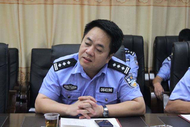 市公安局局党委委员、刑警支队支队长朱邵武一行莅临城步公安局督导工作(图3)