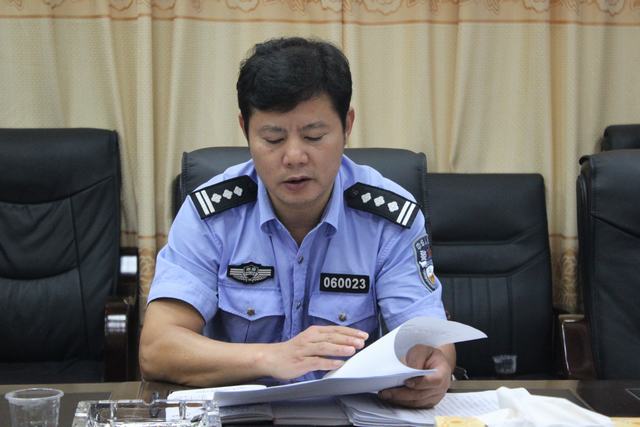 市公安局局党委委员、刑警支队支队长朱邵武一行莅临城步公安局督导工作(图4)