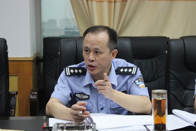 市公安局局党委委员、刑警支队支队长朱邵武一行莅临城步公安局督导工作(图2)