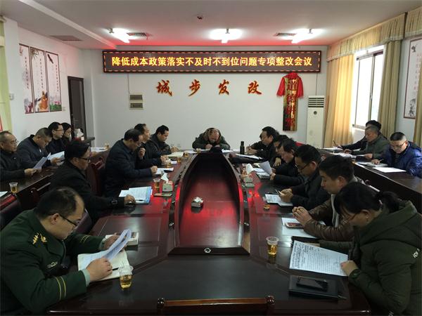 城步召开降低成本政策落实不及时不到位问题专项整改会议(图1)