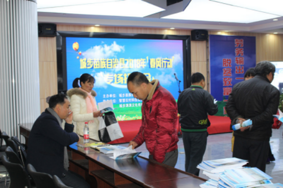 城步启动2018年首场“春风行动”专场招聘会(图6)