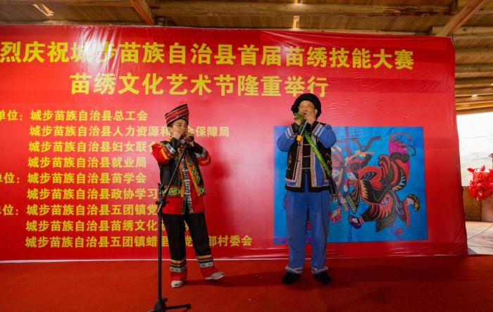 城步首届苗绣技能大赛暨苗绣文化艺术节隆重举行(图8)