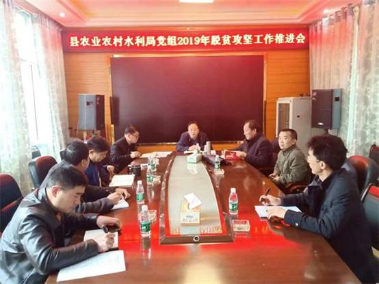 城步农业农村水利局召开脱贫攻坚推进会(图1)