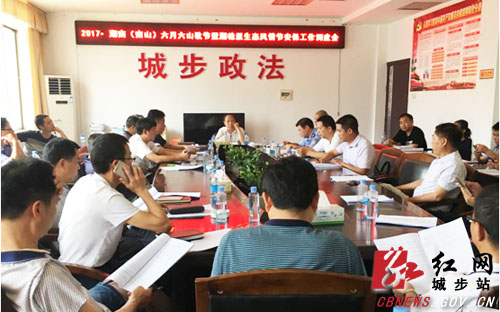 罗小林调度“六月六”山歌节安保工作(图1)