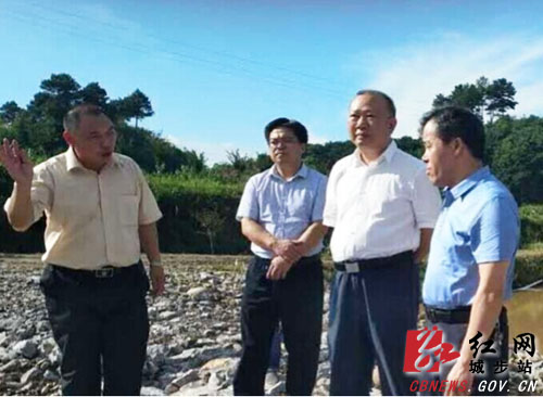 邓广雁指导土桥村灾后重建工作(图1)