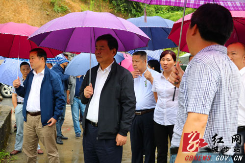 何报翔深入城步调研脱贫攻坚和南山国家公园体制试点工作(图5)
