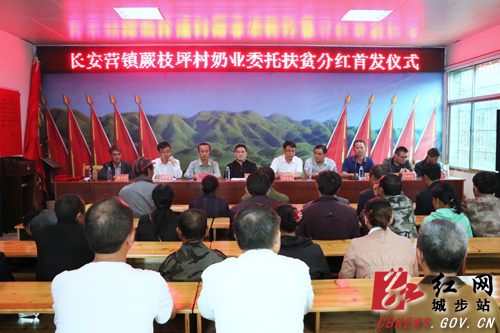 城步长安营蕨枝坪村民获企业帮扶分红(图1)
