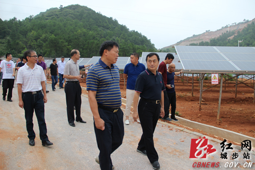 邵阳市政协委员视察城步工作(图2)