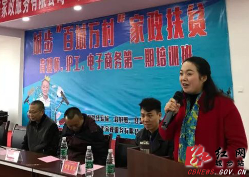 城步“百城万村”家政扶贫试点工作启动(图3)