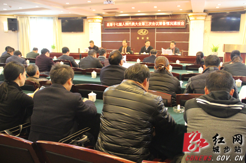 城步召开第十七届人民代表大会第三次会议筹备情况通报会议(图1)