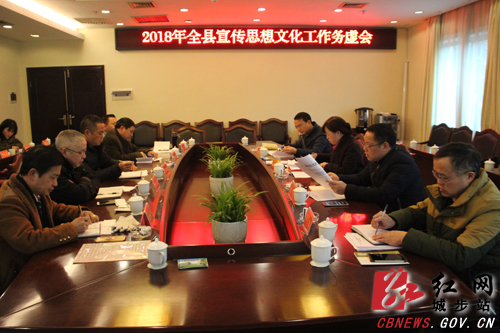 城步召开宣传思想文化工作务虚会(图1)