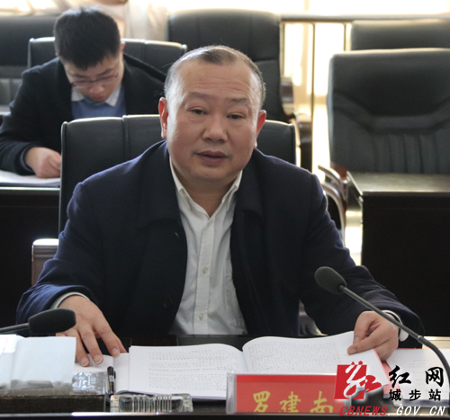 城步召开2017年度县委常委民主生活会(图3)
