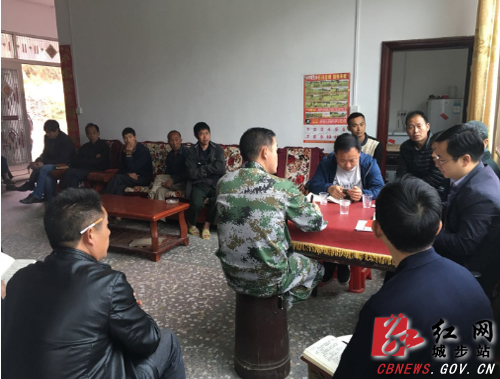 谢卫东深入五团镇白水头村宣讲十九大精神(图1)