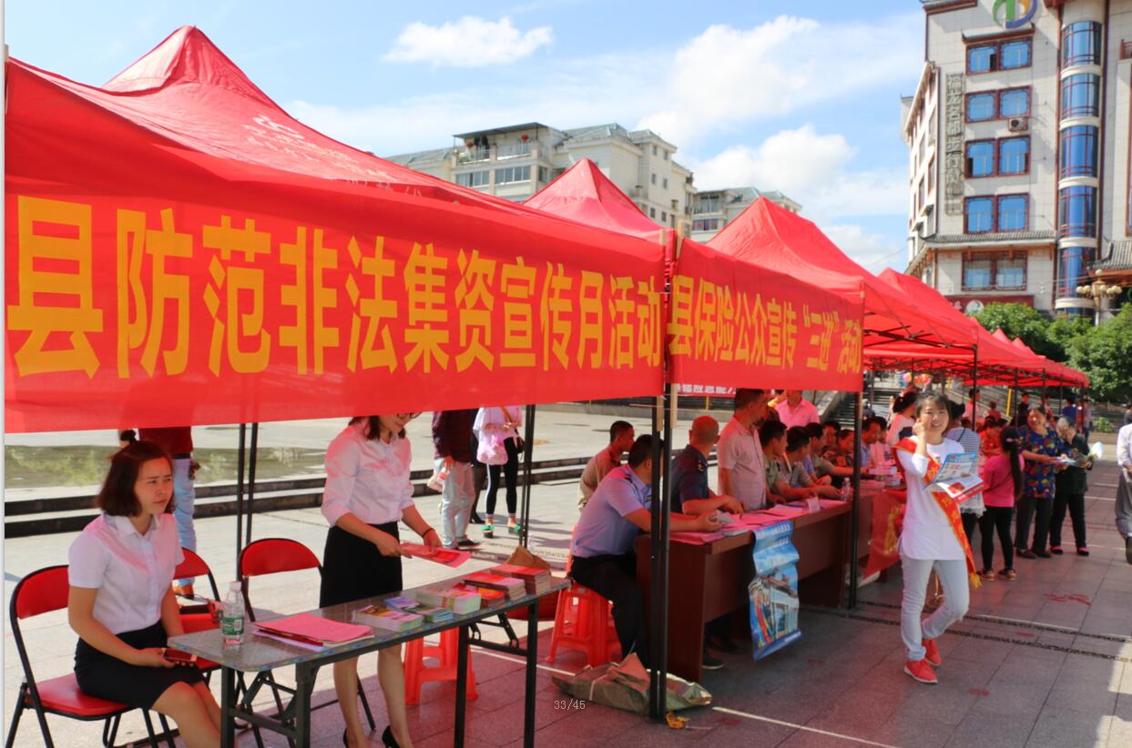 城步开展处非、保险知识宣传(图1)