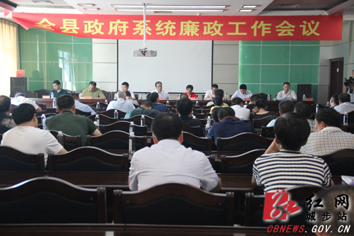城步召开全县政府系统廉政工作会议(图1)