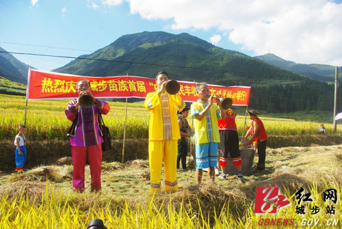 城步苗族非遗传承人共庆首届“中国农民丰收节”(图3)
