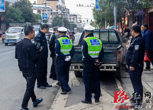城步扎实开展县城交通秩序整治(图2)