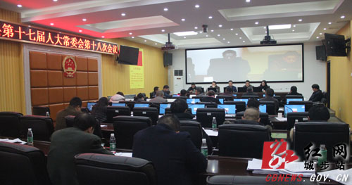 城步苗族自治县第十七届人大常委会召开第十八次会议(图1)