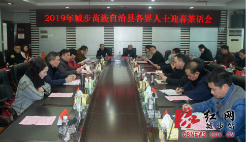 城步召开各界人士迎春座谈会(图1)