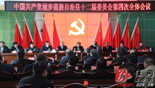 中国共产党城步苗族自治县十二届委员会召开第四次全体会议(图1)
