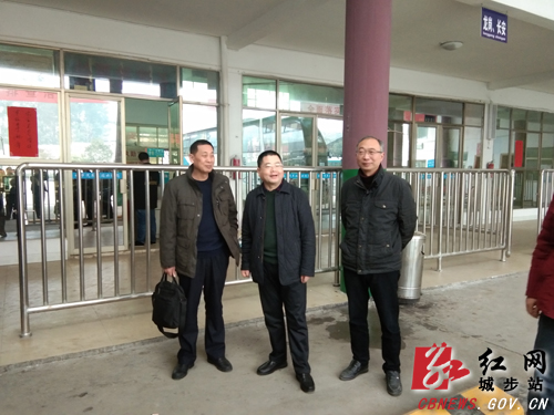 邵阳市春运办督导城步春运工作(图1)