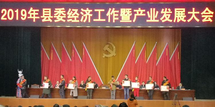 城步委经济工作暨产业发展大会重金表彰种养大户(图1)