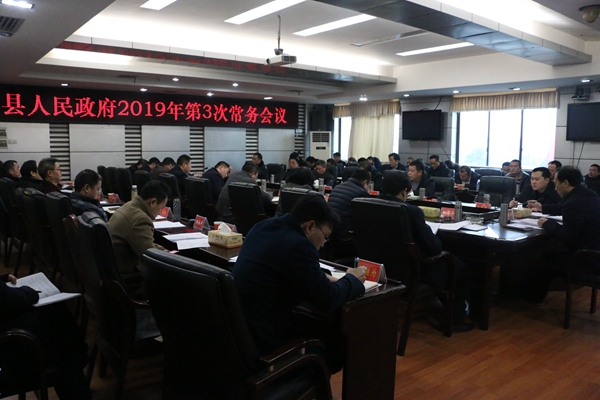 城步召开2019年第3次政府常务会(图1)