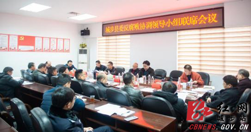 城步召开反腐败协调小组联席会(图1)