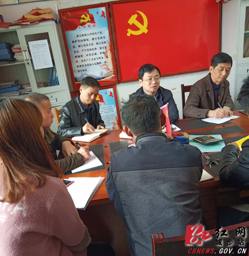 谢卫东指导初水村软弱涣散党组织整顿工作(图1)