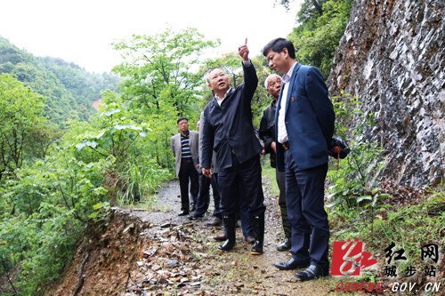 罗建南带头深入白毛坪镇领办省委巡视交办群众信访问题(图2)