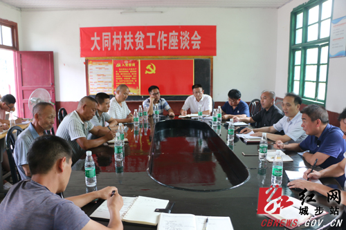 杨博理调研蒋坊乡脱贫攻坚和河长制工作(图1)