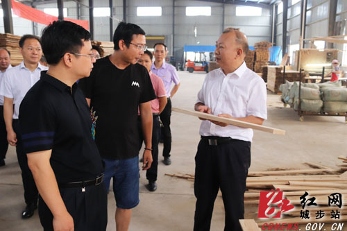 罗建南调研工业集中区企业发展情况(图2)