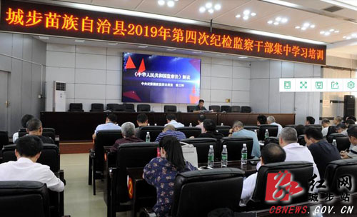 城步纪委监委组织开展第四次纪检监察干部集中学习培训(图1)