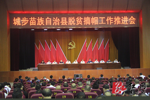 城步召开脱贫摘帽工作推进会(图1)