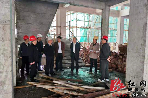 罗建南调研督查城步中医医院整体搬迁项目(图2)