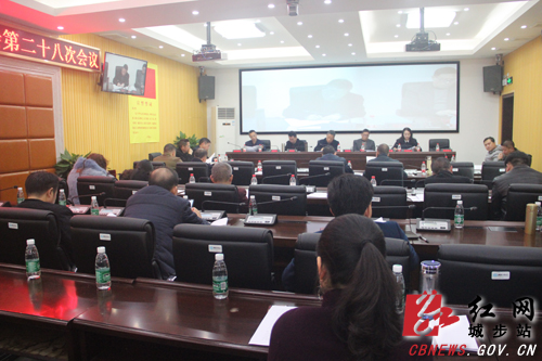 城步第十七届人大常委会召开第二十八次会议(图1)