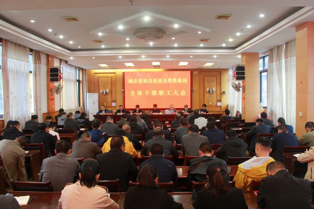 城步自然资源局召开大会强动力　全力打好年底收官之战(图1)