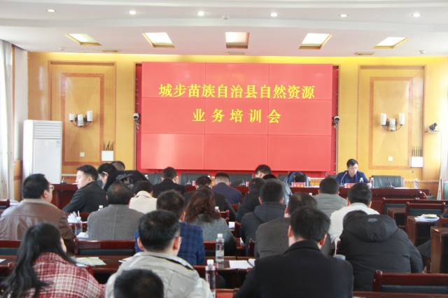 城步卫片执法督察推进会暨自然资源业务培训会在县自然资源局召开(图1)