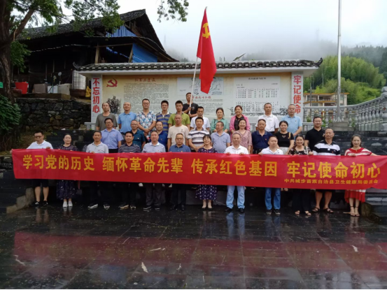 城步卫健局：开展“学史力行”主题党日活动(图1)
