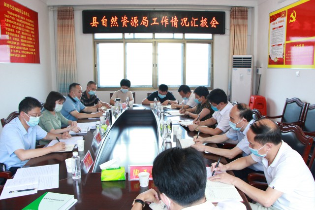 王慧敏到县自然资源局调研指导工作(图1)