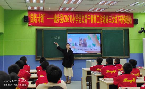宝剑锋从磨砺出 国培学习获新知--“国培计划”城步（2021）小学语文骨干教师工作坊在红旗小学开展第三次研修活动(图3)