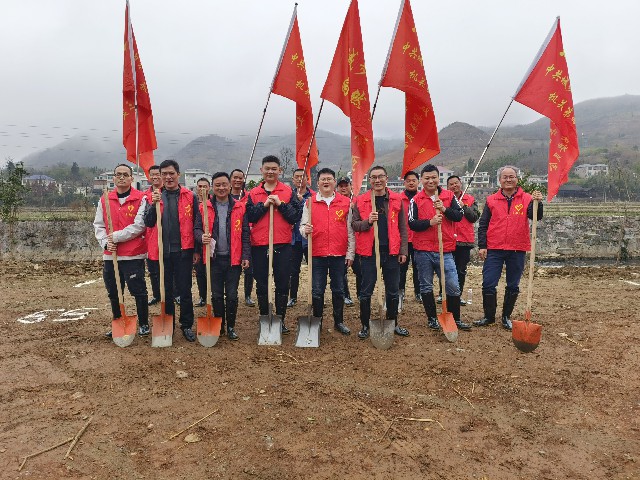 城步自然资源局组织党员干部义务植树(图1)