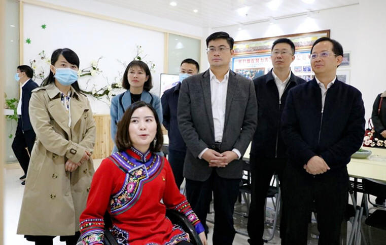 长沙市开福区来城步调研乡村振兴和对口帮扶工作