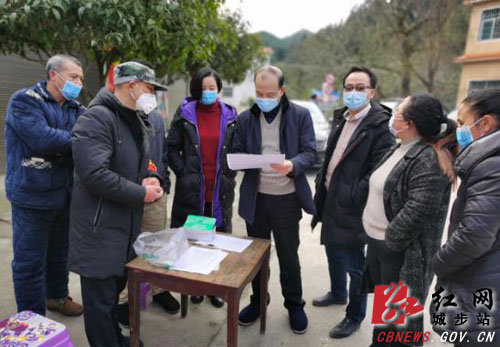 黄进录督查指导蒋坊乡疫情防控工作(图1)