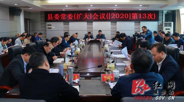 城步召开2020年第13次县委常委（扩大）会议(图2)