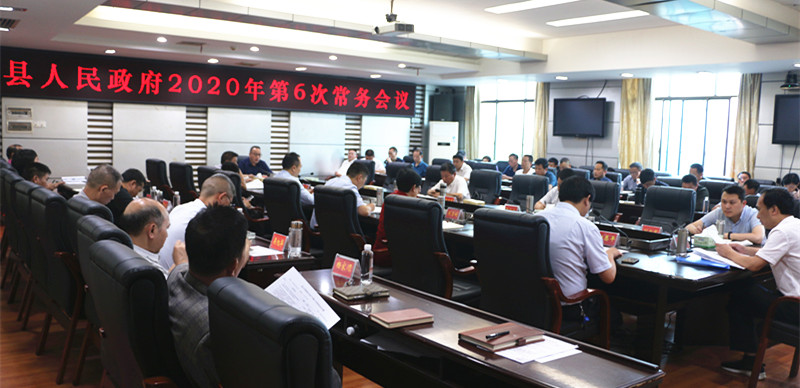 城步召开2020年第6次政府常务会(图2)