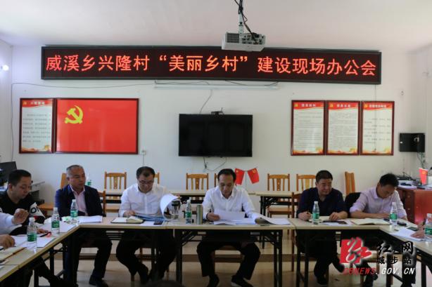 杨博理调研威溪乡美丽乡村建设工作(图1)