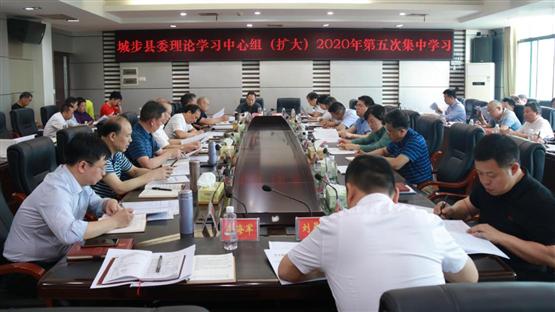 城步委理论学习中心组举行2020年第五次（扩大）集中学习(图1)